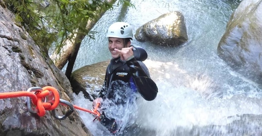 Man on Outdoor Adventure