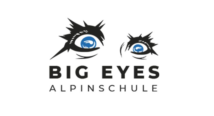 Logo for Big Eyes Alpinschule ist dein Outdoor Adventure Partner